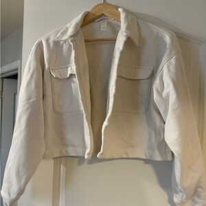 Alo Renown Cropped Button Up Pullover